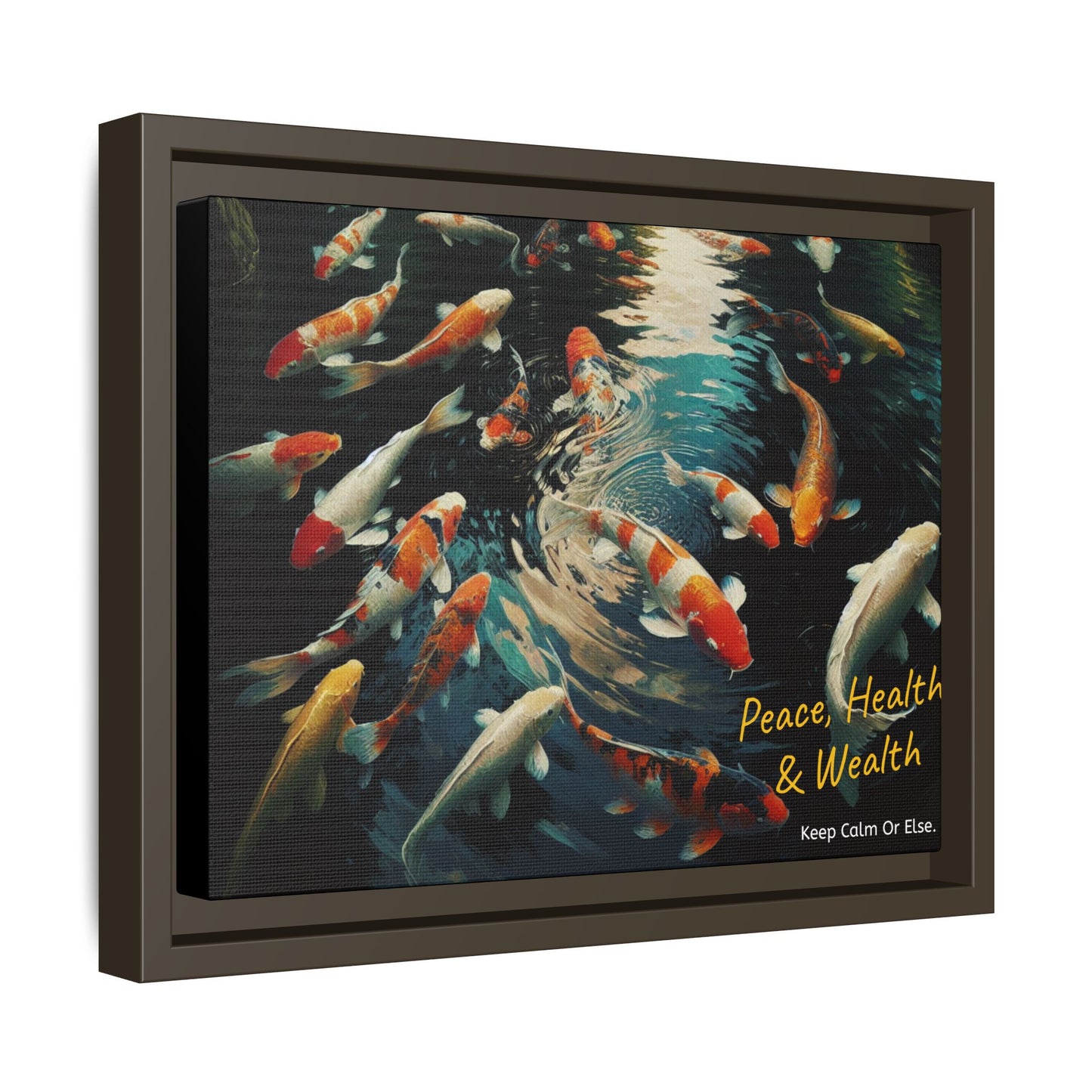 Koi Fish Pond - Peace, Health & Wealth