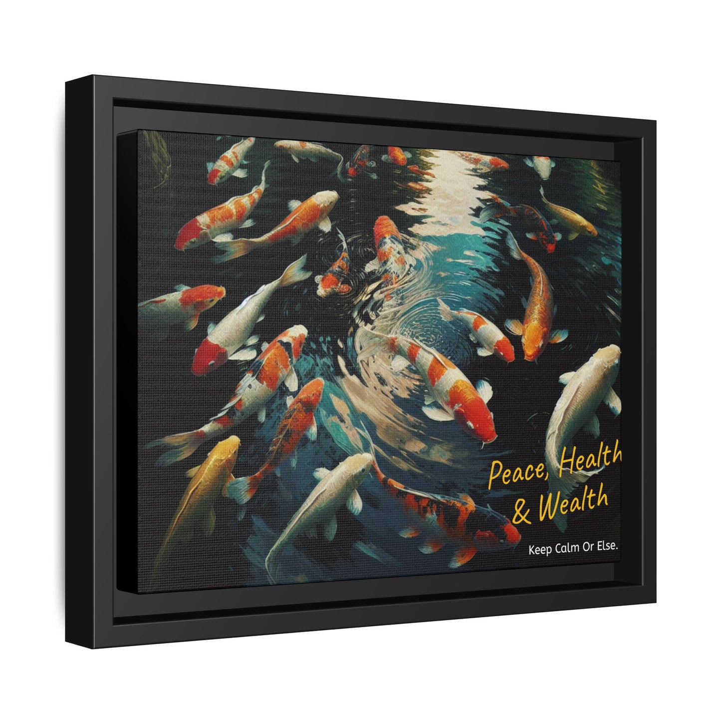 Koi Fish Pond - Peace, Health & Wealth