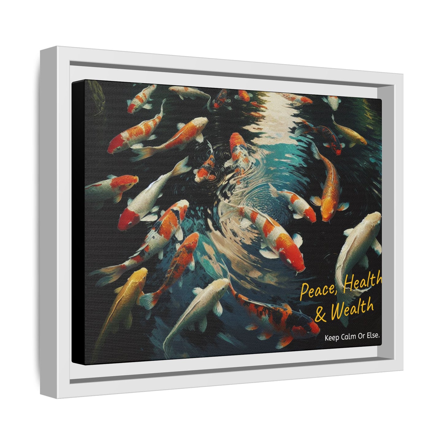 Koi Fish Pond - Peace, Health & Wealth