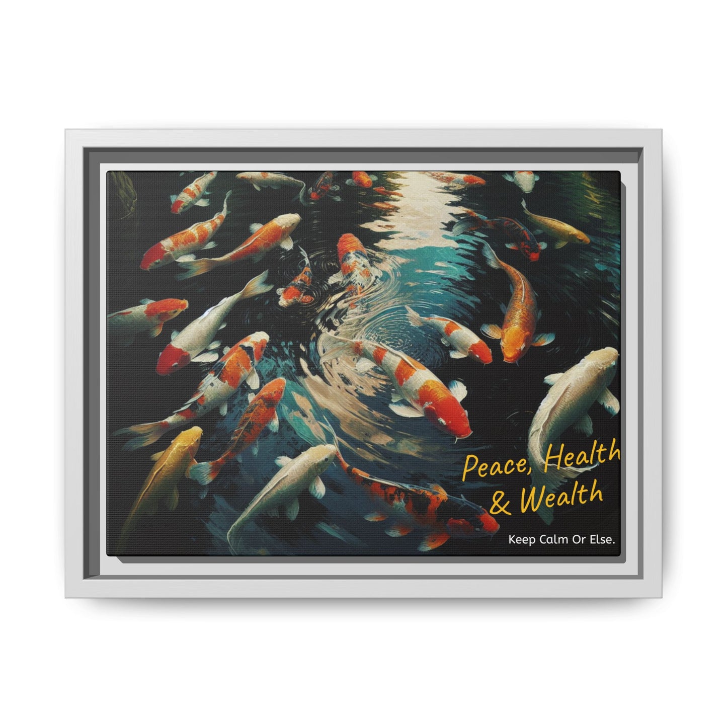 Koi Fish Pond - Peace, Health & Wealth