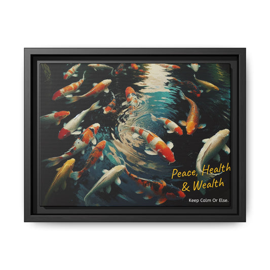 Koi Fish Pond - Peace, Health & Wealth