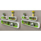 Wall Cube Shelves 6 pcs White